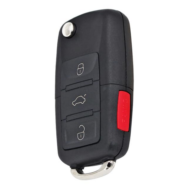 KeyDIY Universal VW Style Remote Flip With Key 3+1 Buttons B01-3+1