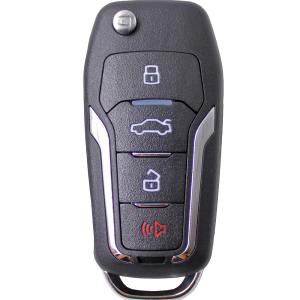 KeyDIY Universal Ford Style Remote Flip With Key 3+1 Buttons B12-4