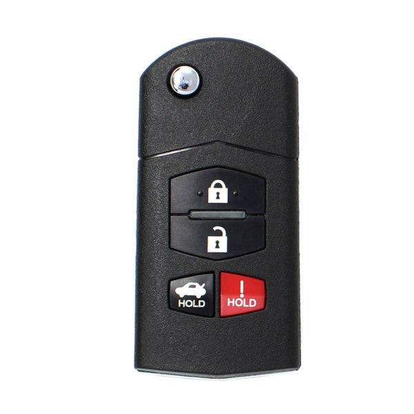 KeyDIY Universal Mazda Style Remote Flip With Key 3+1 Buttons B14-3+1